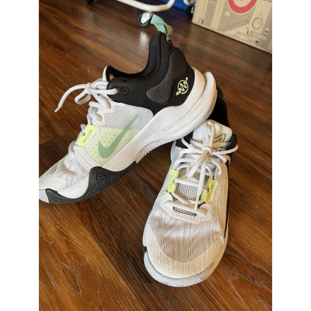Size 8 - Nike Giannis Immortality 2 White Black Volt